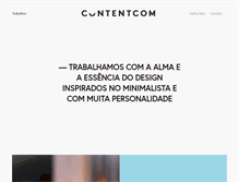 Tablet Screenshot of contentcom.com.br